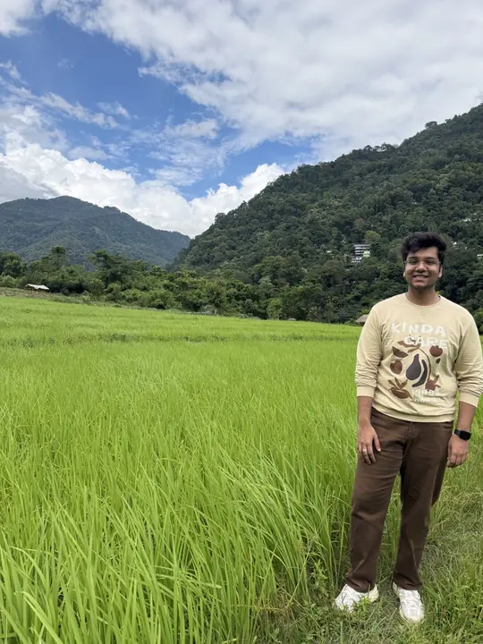 Sikkim, in the paddy